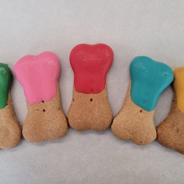 half dipped penut butter bones